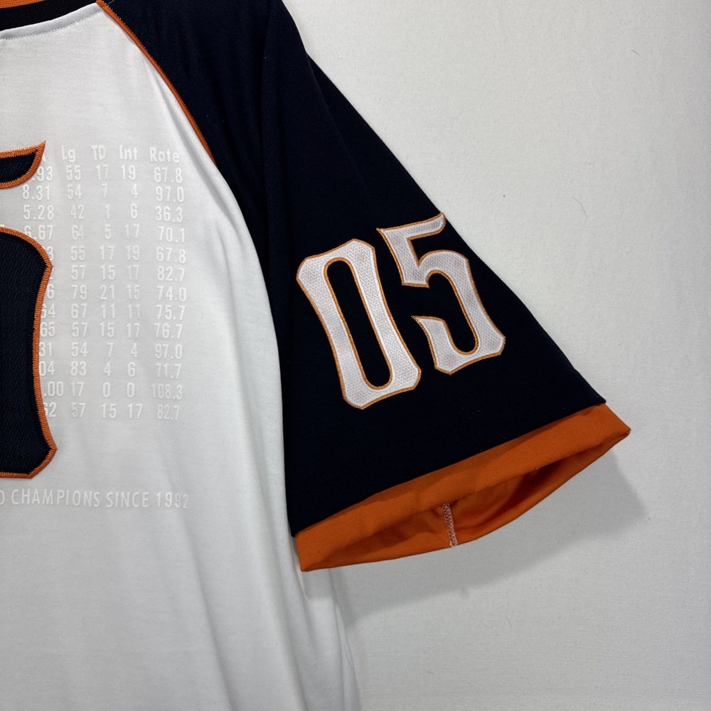 VTG FUBU 90s Denver Broncos Jersey 05 Sz XL White/ Orange Rare - Picture 6 of 12